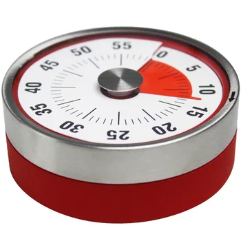 Stainless Steel Kitchen Timer Mechanical Magnet Round Shape 60 Minutes Novelty Countdown Cooking Clock Alarm Timer
Stainless Steel Kitchen Timer Mechanical Magnet Round Shape 60 Minutes Novelty Countdown Cooking Clock Alarm Timer