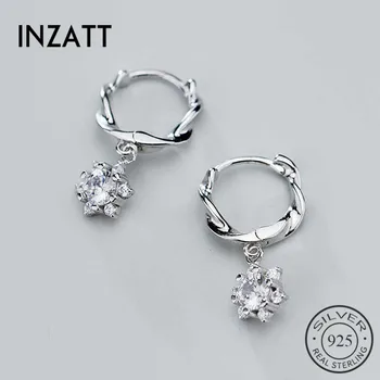 INZATT Real 925 Sterling Silver Minimalist ZIRCON snow Hoop Earrings For Fashion Women Party Cute Fine Jewelry Accessories Gift
INZATT Real 925 Sterling Silver Minimalist ZIRCON snow Hoop Earrings For Fashion Women Party Cute Fine Jewelry Accessories Gift