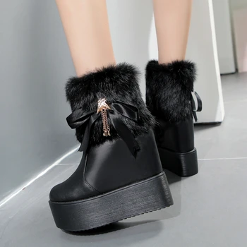Brand New Fashionable Winter Shoes Boots Thick Platform Warm Fur Height Increasing Ankle Boots Women
Brand New Fashionable Winter Shoes Boots Thick Platform Warm Fur Height Increasing Ankle Boots Women