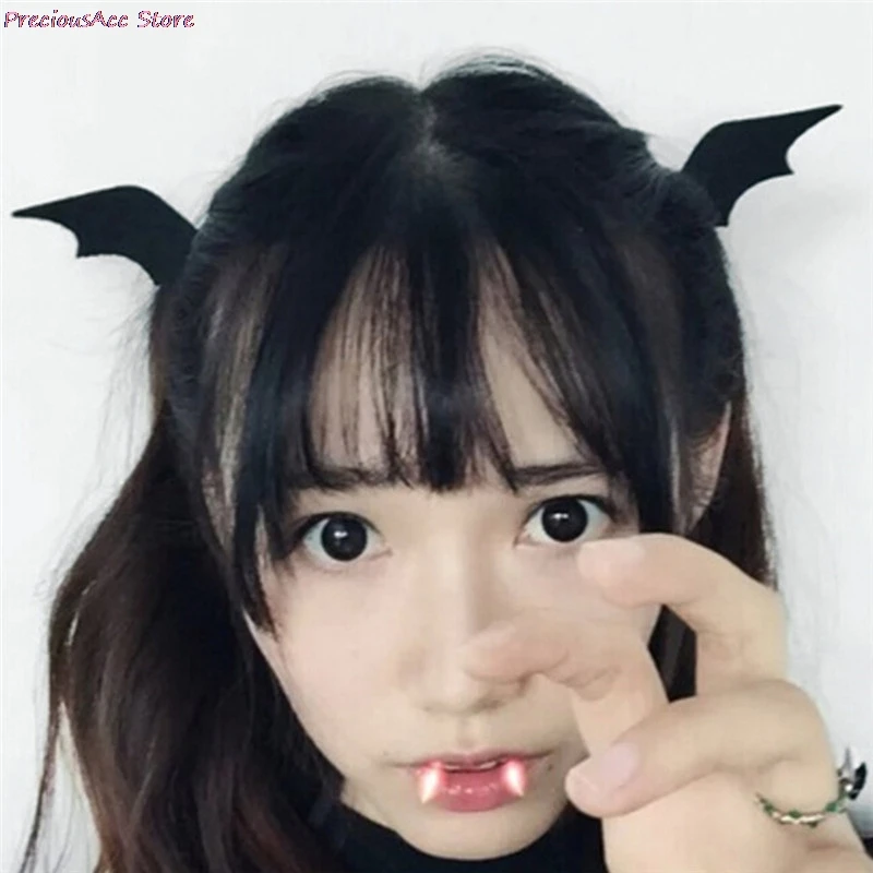 

Girl Halloween Stereo Devil Hairgrips Headband Hairband Headwear Accessories Horns Ears Hairpins Barrettes Hair Head Bands Clip