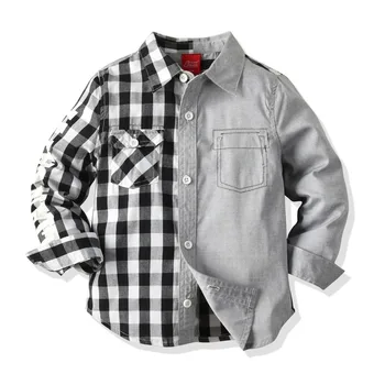 Gentleman Shirt Baby Boy Clothing Fashion Black and White Plaid Boy Shirts Long Sleeve Shirts Plaid Shirt Boys Kids Clothing
Gentleman Shirt Baby Boy Clothing Fashion Black and White Plaid Boy Shirts Long Sleeve Shirts Plaid Shirt Boys Kids Clothing