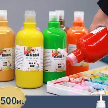 500ml Children's Gouache Paint Pastel Face Paint Drawing Gouache Pigment Finger Painting for Artists Students Kids Easy To Clean
500ml Children's Gouache Paint Pastel Face Paint Drawing Gouache Pigment Finger Painting for Artists Students Kids Easy To Clean