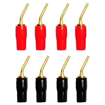 4-Pair 2mm Banana Plug Screw Type Audio Speaker Cable Connector Gold Plated 
4-Pair 2mm Banana Plug Screw Type Audio Speaker Cable Connector Gold Plated