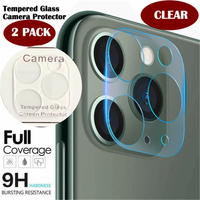 2PCS/Set Full Coverage HD Camera Lens Screen Protector Protective Film Tempered Glass For iPhone 11 Pro Max Accessories
2PCS/Set Full Coverage HD Camera Lens Screen Protector Protective Film Tempered Glass For iPhone 11 Pro Max Accessories