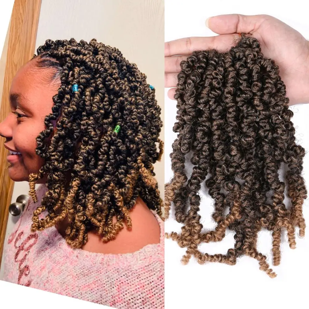 DAIRESS 10" Fluffy Pre-Twisted Spring Twist Hair Crochet Braids Synthetic Braiding Crochet Hair Extension Nubian Bomb Twist Hair
DAIRESS 10" Fluffy Pre-Twisted Spring Twist Hair Crochet Braids Synthetic Braiding Crochet Hair Extension Nubian Bomb Twist Hair
