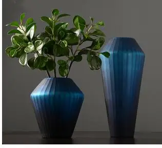 NORDIC CREATIVE BLUE GLASS VASE MODERN HOME LIVING ROOM FLOWER ARRANGEMENT DECORATION ORNAMENTS EXPENSIVE CRAFTS FLOWER VASE
NORDIC CREATIVE BLUE GLASS VASE MODERN HOME LIVING ROOM FLOWER ARRANGEMENT DECORATION ORNAMENTS EXPENSIVE CRAFTS FLOWER VASE