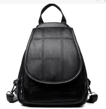 2020 new women's soft leather shoulder bag fashion simple and versatile solid color casual ladies backpack
2020 new women's soft leather shoulder bag fashion simple and versatile solid color casual ladies backpack