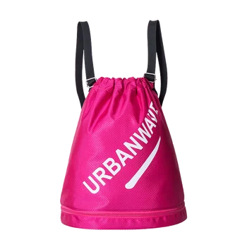Waterproof Wet and Dry Spearated Drawstring Bag Swimming Sports Fitness Backpack Bag For men And Women With shoes Pouch 
Waterproof Wet and Dry Spearated Drawstring Bag Swimming Sports Fitness Backpack Bag For men And Women With shoes Pouch