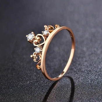 Natural Diamond Crown Engagement Ring for Women 0.06+0.06ct H/SI1 Diamond Jewelry 18K Rose Gold Wedding Band
Natural Diamond Crown Engagement Ring for Women 0.06+0.06ct H/SI1 Diamond Jewelry 18K Rose Gold Wedding Band