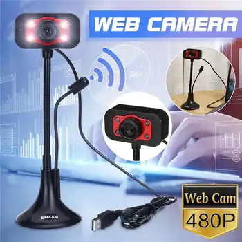 USB 2.0 Rotatable Computer Webcam with Built-in Microphone PC Digital HD Video Camera Practical Portable Camera Video Recording
USB 2.0 Rotatable Computer Webcam with Built-in Microphone PC Digital HD Video Camera Practical Portable Camera Video Recording