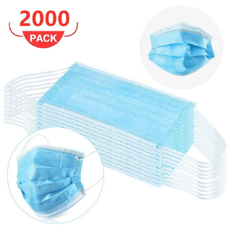 2000 PCS Nonwoven Factory Disposable Surgical Masks 3-ply Nonwoven Disposable Flu Hygiene Mask Health Protective Face Mask
2000 PCS Nonwoven Factory Disposable Surgical Masks 3-ply Nonwoven Disposable Flu Hygiene Mask Health Protective Face Mask