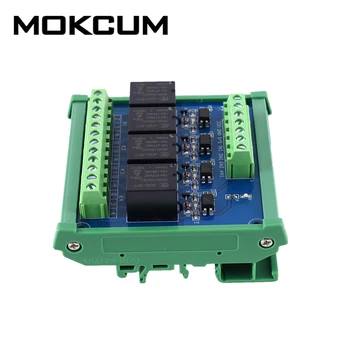 DC 12V 4-Channel Relay Module High/Low Level Trigger Optocoupler Isolator 4Bit PLC Signal Converter with Rail
DC 12V 4-Channel Relay Module High/Low Level Trigger Optocoupler Isolator 4Bit PLC Signal Converter with Rail