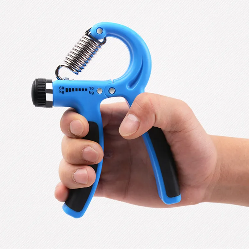Counting Hand Grip Strengthener Fitness Strength Trainer Adjustable Exerciser NE