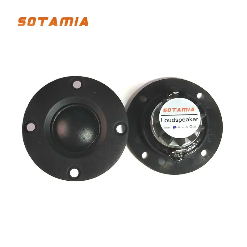 SOTAMIA 2Pcs Audio Portable Speakers Driver High Frequency 20 Core Silk Film Hifi Tweeter Sound Speaker 4 Ohm 15W Home Theater
SOTAMIA 2Pcs Audio Portable Speakers Driver High Frequency 20 Core Silk Film Hifi Tweeter Sound Speaker 4 Ohm 15W Home Theater