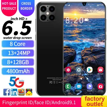 Global Version Cellphone i12 6.5 Inch Water Drops Screen Smartphone 4800mAh Snapdragon 855 8 Core NFC Android 9.1 Mobile Phones
Global Version Cellphone i12 6.5 Inch Water Drops Screen Smartphone 4800mAh Snapdragon 855 8 Core NFC Android 9.1 Mobile Phones