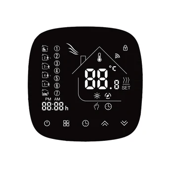 WiFi Smart Thermostat with Touchscreen LCD Display Electric/Water/Boiler 5A Temperature Controller Weekly Programmable
WiFi Smart Thermostat with Touchscreen LCD Display Electric/Water/Boiler 5A Temperature Controller Weekly Programmable