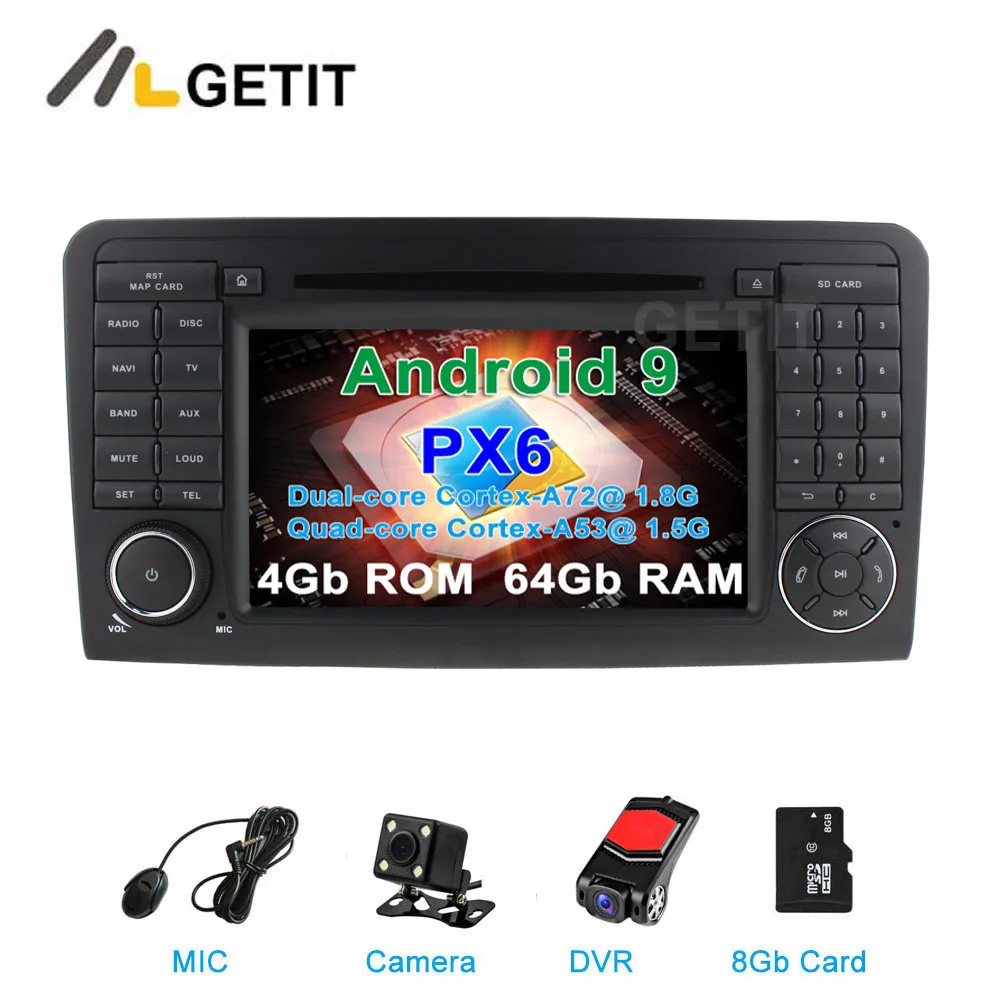 DSP 64G PX6 Android 9 Car DVD Stereo Player Radio GPS for Mercedes/Benz GL ML CLASS W164 ML350 ML500 X164 GL320
DSP 64G PX6 Android 9 Car DVD Stereo Player Radio GPS for Mercedes/Benz GL ML CLASS W164 ML350 ML500 X164 GL320