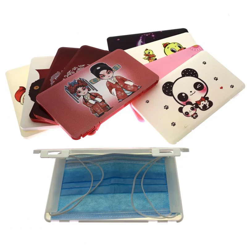 Mask Storage Box Colorful Cartoon Respirator Storage Box Snap-on Portable Mask holder Thicken Model
Mask Storage Box Colorful Cartoon Respirator Storage Box Snap-on Portable Mask holder Thicken Model