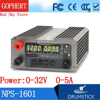 (Ship from Russia) Gophert NEW NPS-1601 32V 30V 5A CPS-3205II Upgraded Version Mini Adjustable Digital DC Power Supply OVP/OCP
(Ship from Russia) Gophert NEW NPS-1601 32V 30V 5A CPS-3205II Upgraded Version Mini Adjustable Digital DC Power Supply OVP/OCP