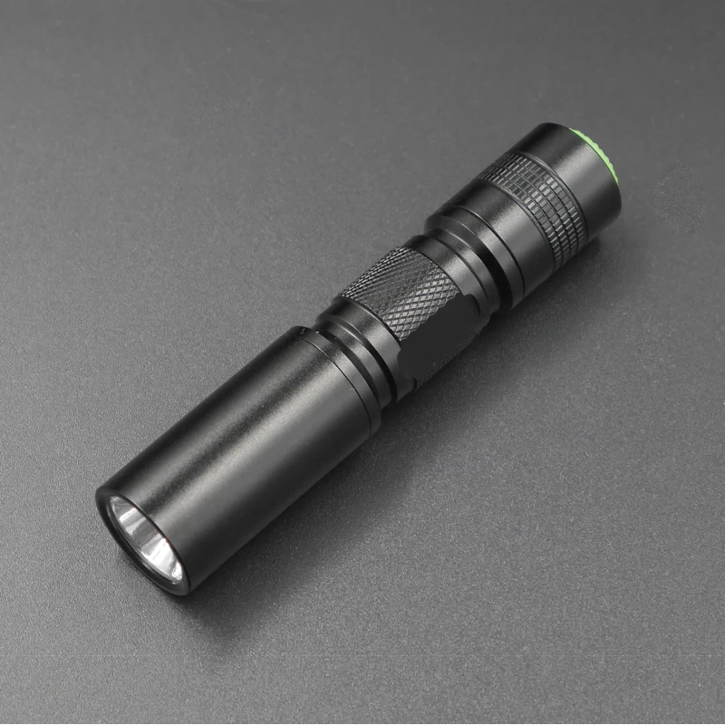 

C3 mini flashlight cree XP G3 led pocket torch black Color waterproof camping light use AA 14500 battery