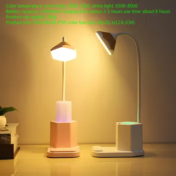 Nordic Desk Lamp Multi-Function USB Touch Cubby Lamp Duration Power Led Charging Reading Eye Protection Desk Lamp LED table lamp
Nordic Desk Lamp Multi-Function USB Touch Cubby Lamp Duration Power Led Charging Reading Eye Protection Desk Lamp LED table lamp