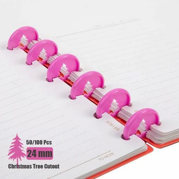 50/100 Pcs Christmas Tree Planner Discs for Planners 24mm Diy Loose Leaf Binder Rings Disc Binder for Scrapbooking A20-S8
50/100 Pcs Christmas Tree Planner Discs for Planners 24mm Diy Loose Leaf Binder Rings Disc Binder for Scrapbooking A20-S8