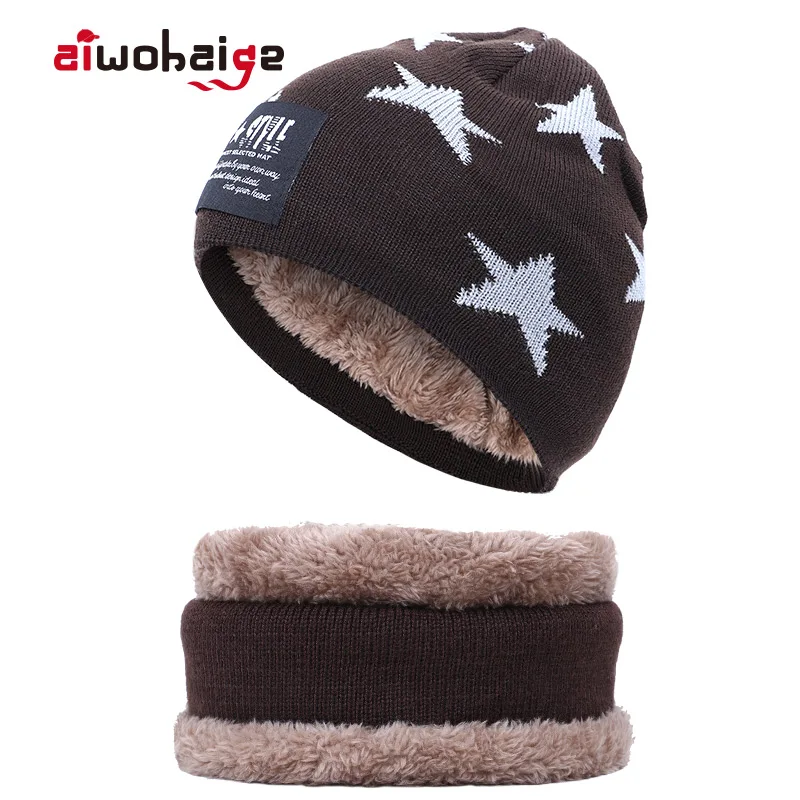 New High Quality Winter Children's Knit Beanie Scarf 2 Pieces Set Kids Boys Girls Thick Lining Plus Velvet Hat Balaclava Cap
New High Quality Winter Children's Knit Beanie Scarf 2 Pieces Set Kids Boys Girls Thick Lining Plus Velvet Hat Balaclava Cap
