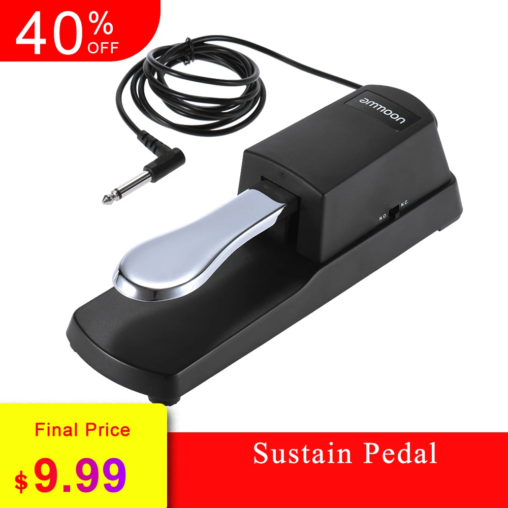 ammoon Piano Keyboard Sustain Damper Pedal for Roland Korg Electric Piano Electronic Organ Synthesizer 
ammoon Piano Keyboard Sustain Damper Pedal for Roland Korg Electric Piano Electronic Organ Synthesizer