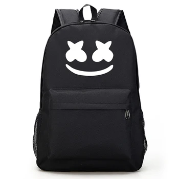 2019 New School Bag Student Backpack AlanWalker Electronic DJ Smiley Face Candy With Pure Black Shoulder Bag Dropshipping
2019 New School Bag Student Backpack AlanWalker Electronic DJ Smiley Face Candy With Pure Black Shoulder Bag Dropshipping