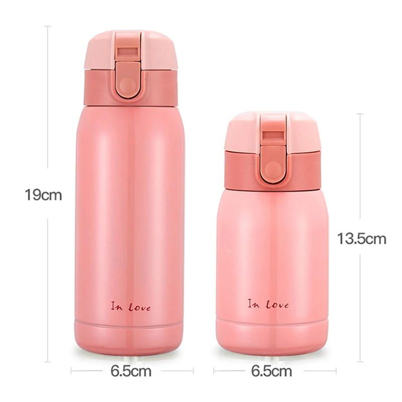 

2019 Arrival 250ml Thermos Cup Bottle Stainless Steel Thermocup Vacuum Thermal Mug Funny Birthday Couple Gift kid Custom Logo