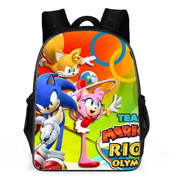 Hot Super Mario Bros Sonic School Bag for Teenager Boys Girls Kids Personized Schoolbag Supplier Children Hot Game Backpack 
Hot Super Mario Bros Sonic School Bag for Teenager Boys Girls Kids Personized Schoolbag Supplier Children Hot Game Backpack