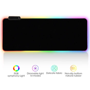 LED Light Mousepad RGB Keyboard Cover Desk-mat Colorful Surface Mouse Pad Waterproof Multi-size World Computer Gamer CS Dota
LED Light Mousepad RGB Keyboard Cover Desk-mat Colorful Surface Mouse Pad Waterproof Multi-size World Computer Gamer CS Dota