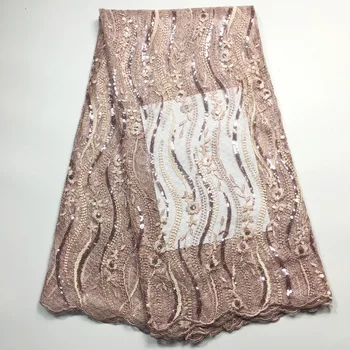 African lace fabric 2020 high quality lace with Sequins/ Nigerian lace fabrics For Party Dress 5 Yards VM35491 French tulle lace
African lace fabric 2020 high quality lace with Sequins/ Nigerian lace fabrics For Party Dress 5 Yards VM35491 French tulle lace