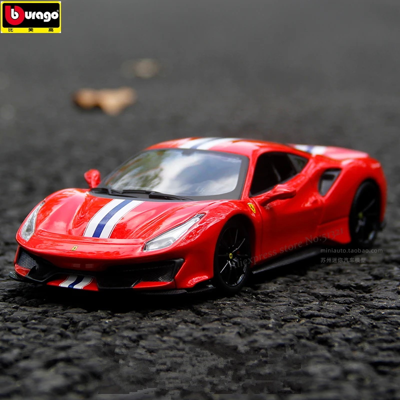 Bburago 1:24 Ferrari 488 Alloy Racing Convertible alloy car model simulation car decoration collection gift toy
Bburago 1:24 Ferrari 488 Alloy Racing Convertible alloy car model simulation car decoration collection gift toy