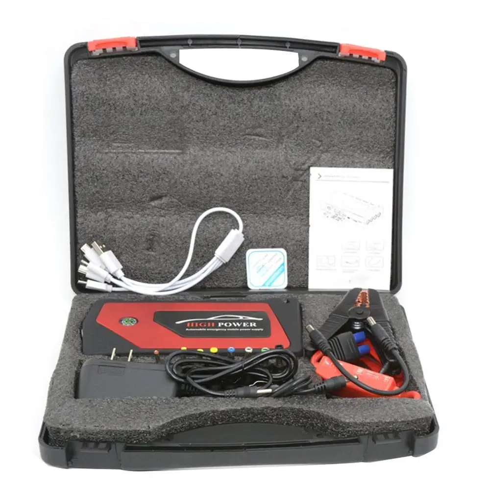 Mini Portable Car Jump Starter Emergency Starting Device USB Ports Mobile Power for Phone Battery Charger
Mini Portable Car Jump Starter Emergency Starting Device USB Ports Mobile Power for Phone Battery Charger