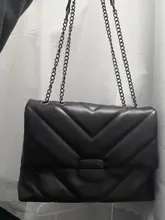Bolso cruzado informal con cadena de hilo para mujer, Bolso de hombro Simple de diseñador a la moda, bolsos de PU, bolsos de mensajero de piel