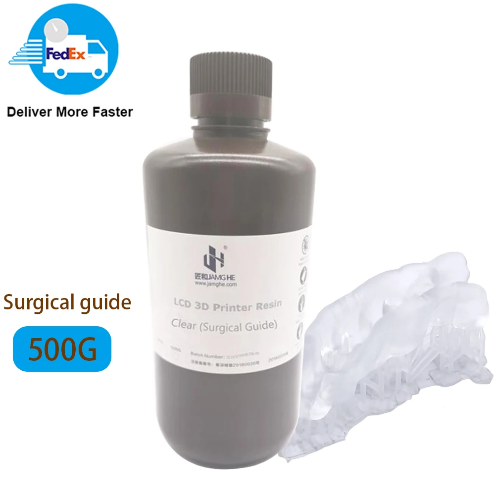 JAMGHE 500G Dental Implant High Temperature Resin 3D Printer Large Format For Anycubic Photon 3D Printer Resin 3D 405Nm Uv Resin
JAMGHE 500G Dental Implant High Temperature Resin 3D Printer Large Format For Anycubic Photon 3D Printer Resin 3D 405Nm Uv Resin