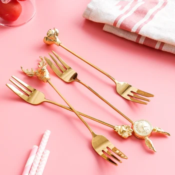 Stainless Steel Fruit Fork Teaspoon Coffee Spoons Dessert Dinner Steak Salad Snacks Forks Tableware Restaurant Party Supplies
Stainless Steel Fruit Fork Teaspoon Coffee Spoons Dessert Dinner Steak Salad Snacks Forks Tableware Restaurant Party Supplies
