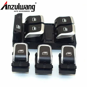 ANZULWANG Pack of 4 New Chrome Electronic Window Control Switch Button Set For AUDI A4 S4 B8 Q58 8KD959851A 8KD959855A
ANZULWANG Pack of 4 New Chrome Electronic Window Control Switch Button Set For AUDI A4 S4 B8 Q58 8KD959851A 8KD959855A