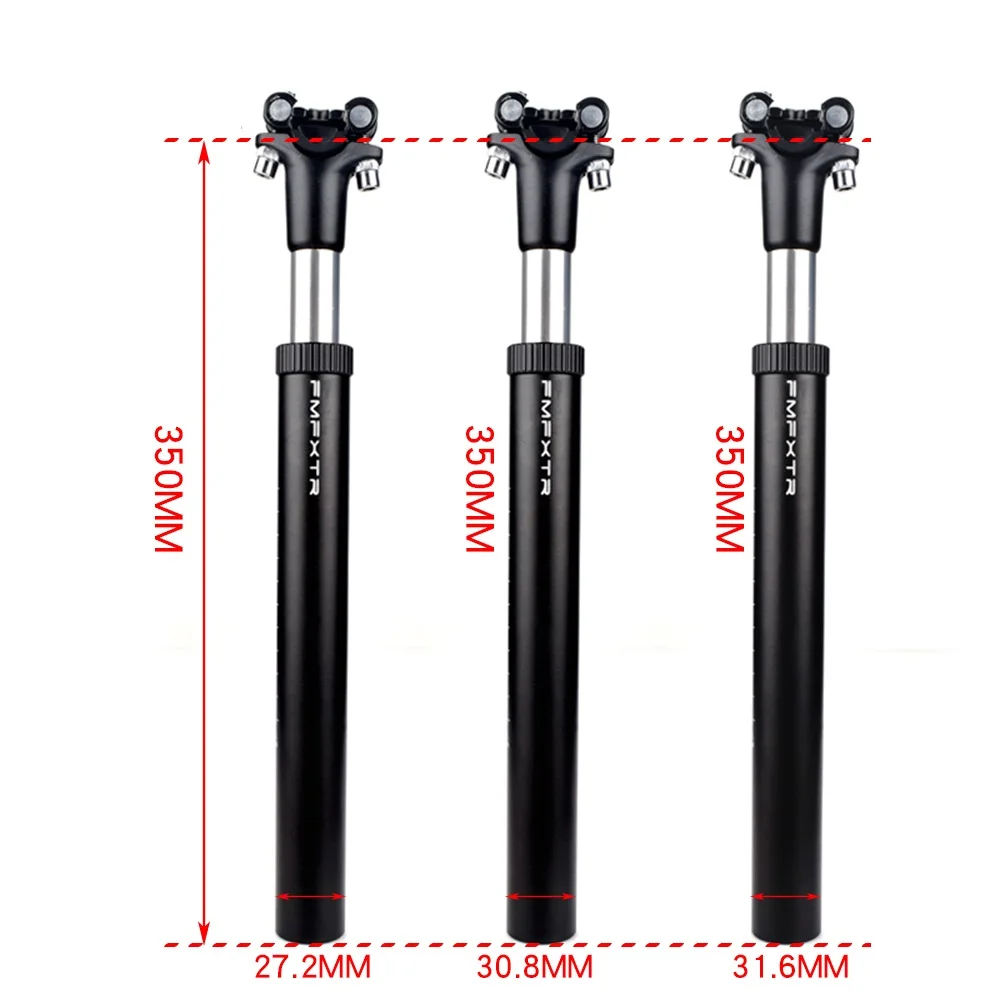 

Bicycle Seatpost Suspension Shock Absorber Damping Seat Post MTB Mountain Bike Bicycle Seat Tube 27.2/30.8/31.6/33.9mm X350mm