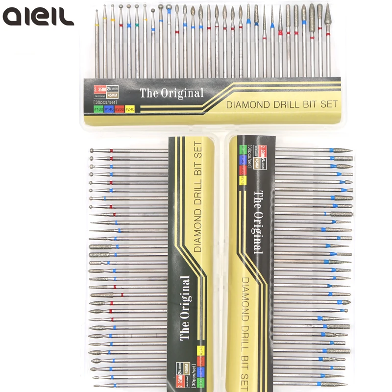 30PC Diamond Cutter for Manicure Set Ceramic Carbide Rotary Burrs Set Nail Drill Bit Set Milling Cutter for Nail Art Accessories
30PC Diamond Cutter for Manicure Set Ceramic Carbide Rotary Burrs Set Nail Drill Bit Set Milling Cutter for Nail Art Accessories