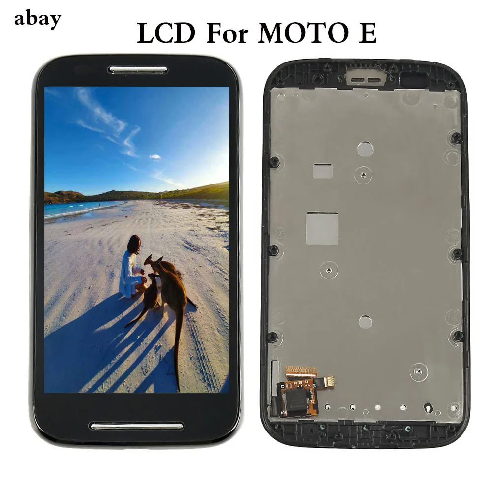 LCD For Motorola E XT1021 XT1022 XT1025 LCD Display Touch Screen Digitizer With Bezel Frame Full Assembly Replacement 4.3 inch
LCD For Motorola E XT1021 XT1022 XT1025 LCD Display Touch Screen Digitizer With Bezel Frame Full Assembly Replacement 4.3 inch