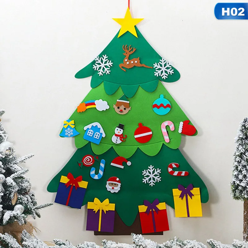 gifts kids toys artificial tree wall hanging ornaments christma
