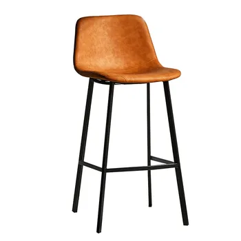 Nordic Iron High Stool Leisure Coffee Shop Backrest Metal Bar Chair Household Simple Bar Stool Dining Chair
Nordic Iron High Stool Leisure Coffee Shop Backrest Metal Bar Chair Household Simple Bar Stool Dining Chair