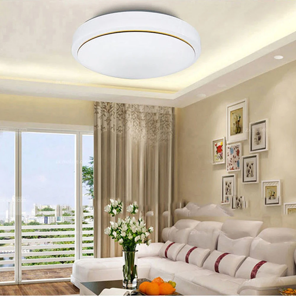 LED Ceiling Light 18W Flush Mounted Panel Lamp 220V Round-High Gold-Line Border For Home Decor Lighting
LED Ceiling Light 18W Flush Mounted Panel Lamp 220V Round-High Gold-Line Border For Home Decor Lighting