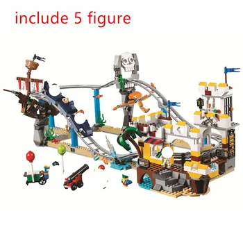 Creator 3 in 1 Pirate Roller Coaster Building Blocks Kit Bricks City Classic Model Kids Toys For Children Gift 
Creator 3 in 1 Pirate Roller Coaster Building Blocks Kit Bricks City Classic Model Kids Toys For Children Gift