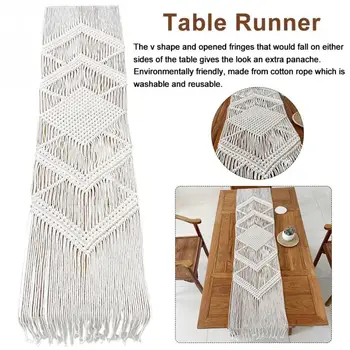 Table Runner Reusable Style Table Runner Cotton Rope Lace Design Lace Banquet Wedding Banquet Table Decoration
Table Runner Reusable Style Table Runner Cotton Rope Lace Design Lace Banquet Wedding Banquet Table Decoration