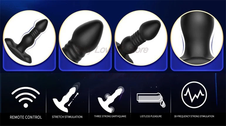 Телескопический Анальный Вибратор