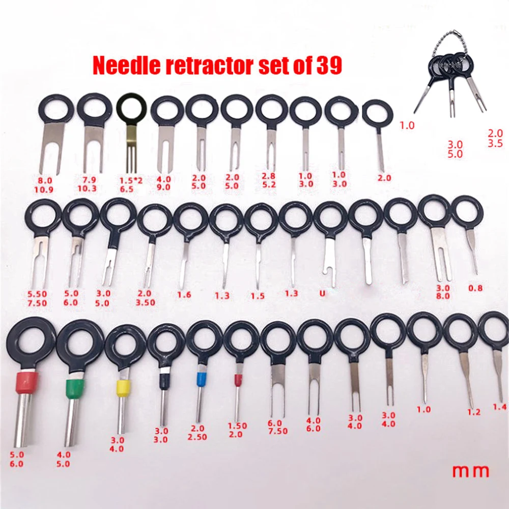 6-59 Pcs Professional Car Terminal Removal Kit Wiring Crimp Connector Pin Extractor Puller Terminal Repair Tools
6-59 Pcs Professional Car Terminal Removal Kit Wiring Crimp Connector Pin Extractor Puller Terminal Repair Tools