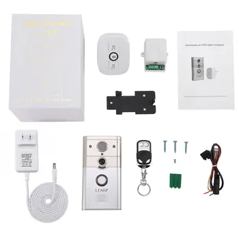 Wireless WIFI Video Doorbell HD Intercom Visible Monitor Night Vision Intelligent Doorbell PIR Motion Detection Remote Control
Wireless WIFI Video Doorbell HD Intercom Visible Monitor Night Vision Intelligent Doorbell PIR Motion Detection Remote Control